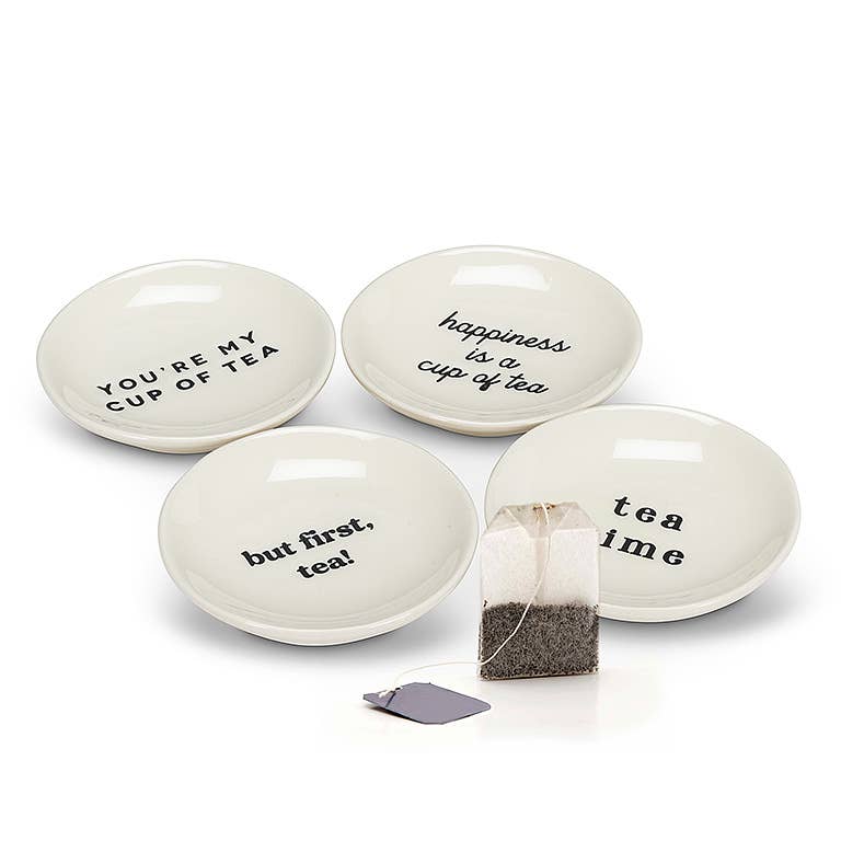 Abbott - Venta al por mayor Bandejas/platos/boles decorativos - Plato pequeño Tea Time, 3.5 pulgadas de profundidad4