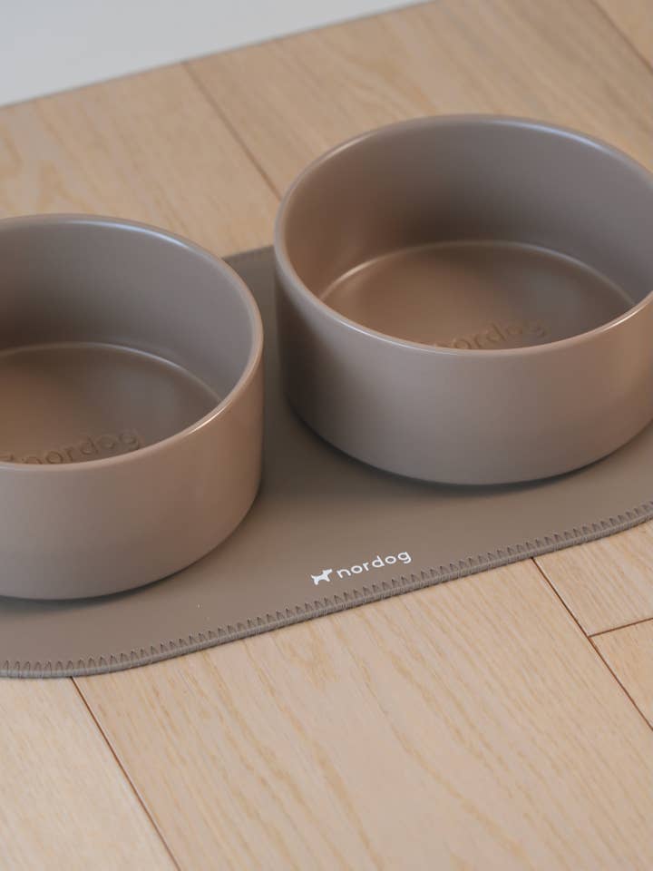 Jogo americano redondo para tigelas de cachorro (cacau) por atacado de Nordog