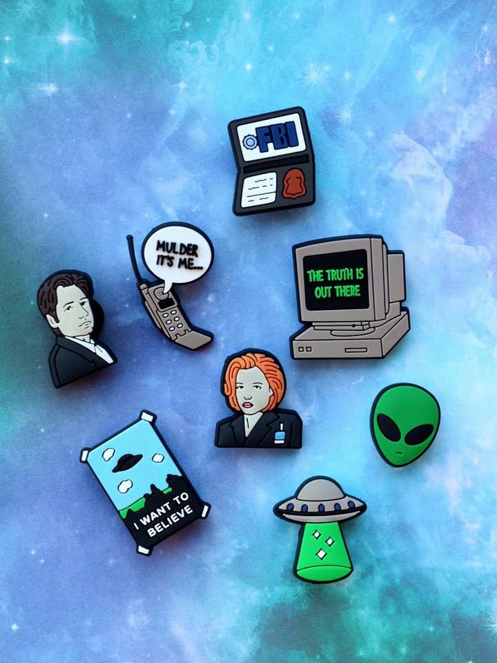 Ex-Files skodekorationer for engroshandel hos Lady Moon Co.®