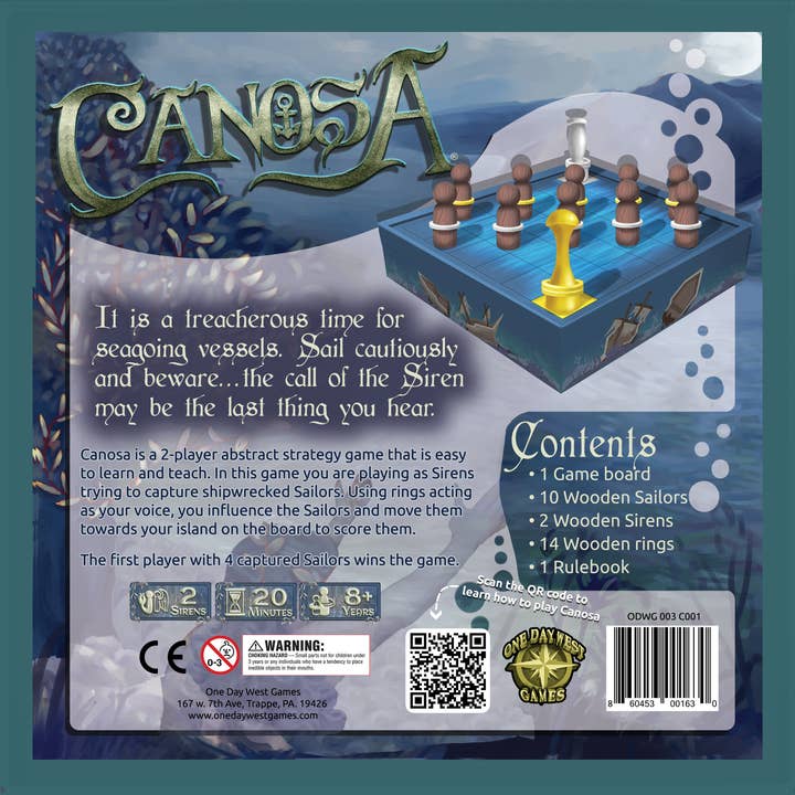 QMDirect - Wholesale Board Game - Canosa1
