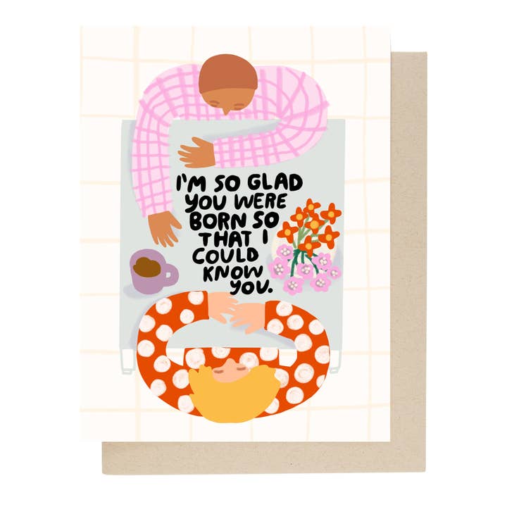 People I've Loved - Vente Cartes d'anniversaire - Carte d’anniversaire « Je suis tellement content que tu sois né » - Lot de 6 cartes