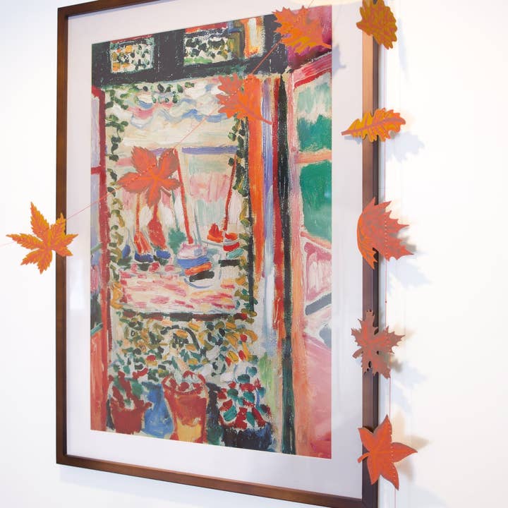 East End Press - Wholesale Bunting/Garland - Autumn Leaves Sewn Garland1