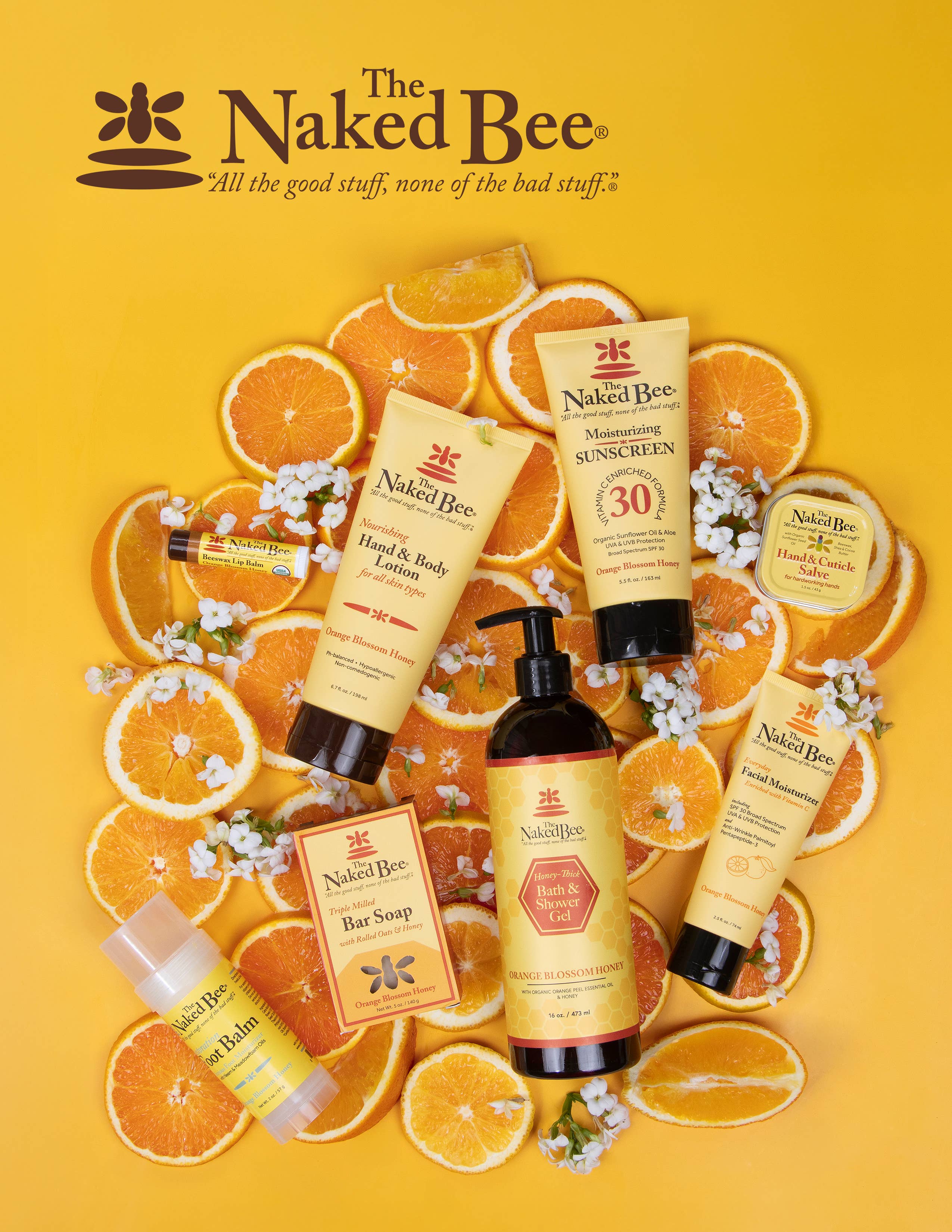 The Naked Bee - Wholesale Hand & Body Lotion - 2.25 oz. Orange Blossom Honey Hand & Body Lotion2