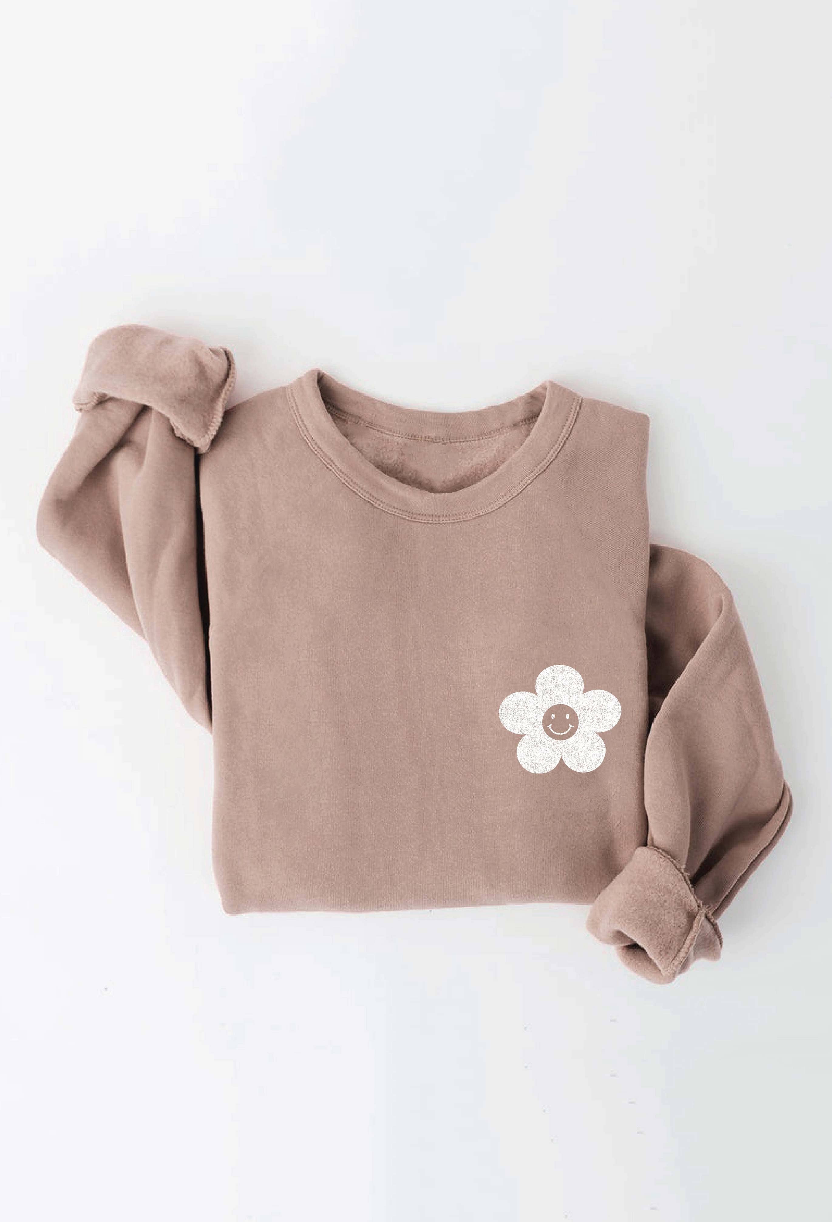 OAT COLLECTIVE - Wholesale Graphic Sweatshirt - Women's - GOOD VIBES FRONT AND BACK PRINT Sweatshirt5