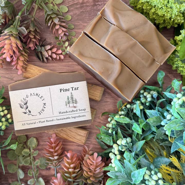 Ashley Marie Soap - Wholesale Bar Soap - Pine Tar Handmade Soap Bar | Natural Cold Process2