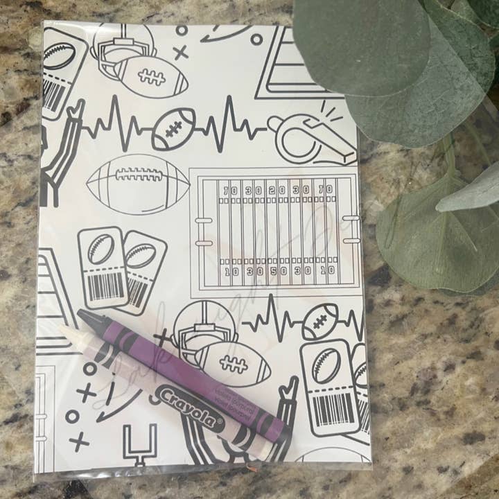 Lakenight Designs - Wholesale Coloring Book - Kids & Baby - Football/Cheer coloring pages2
