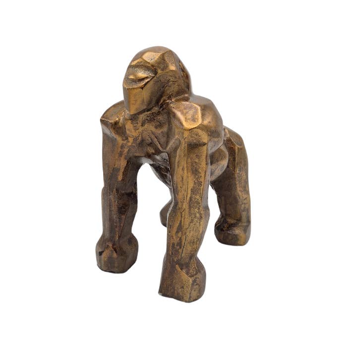 Black Deco. Gorilla - Antique Brass Shiny for wholesale on Faire