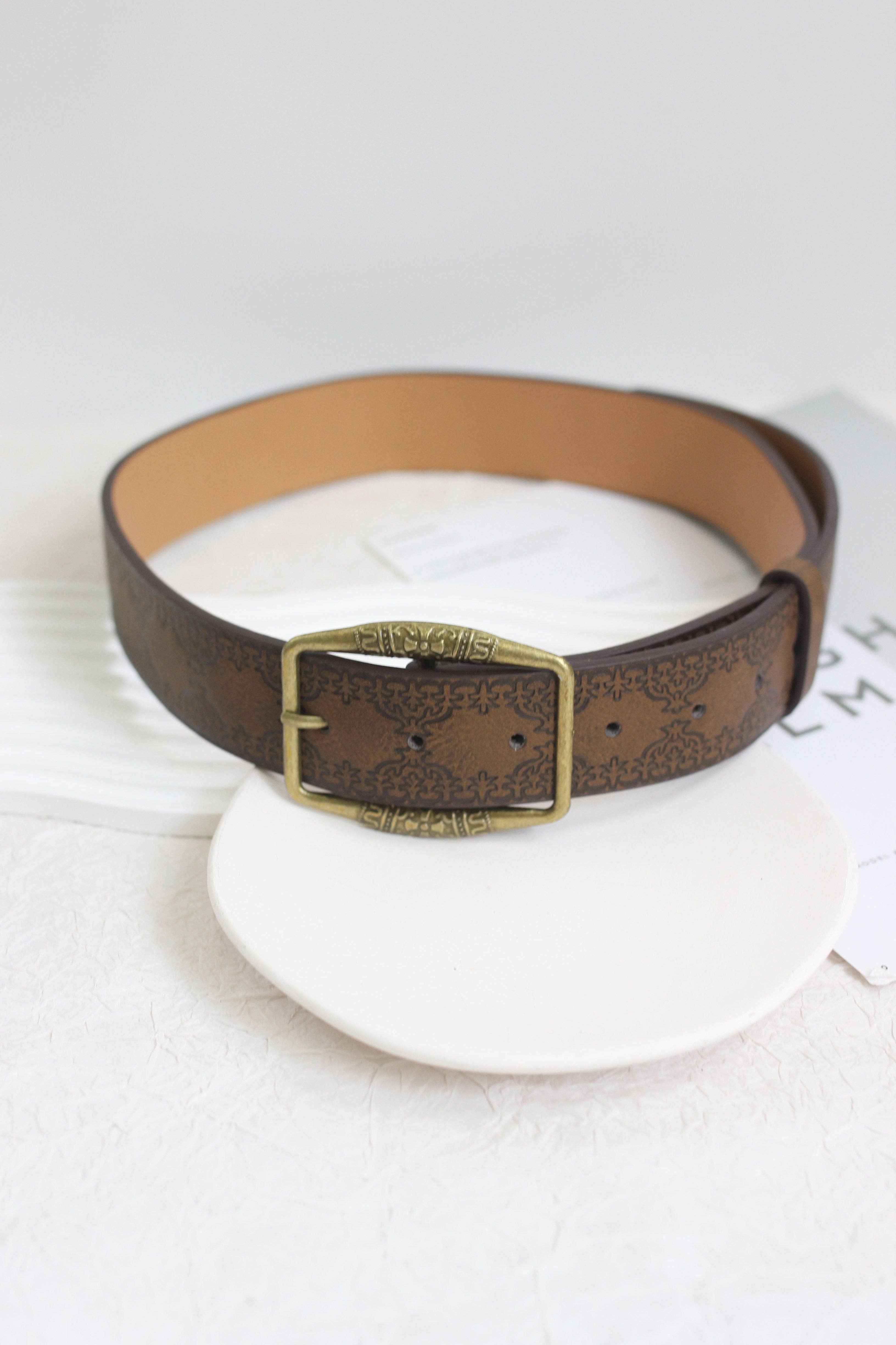 ESLEY - Wholesale Belt - Women's - A2507MJ33922 - Vintage Style PU Leather Belt6