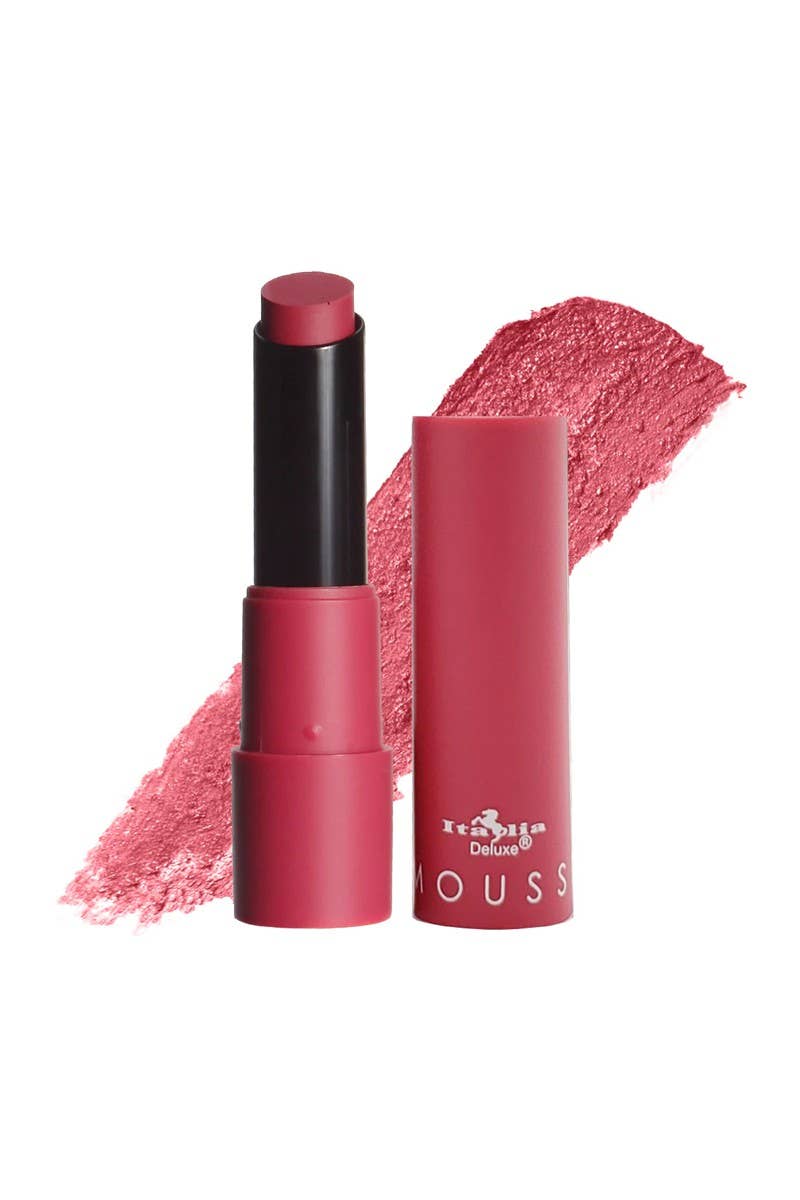 Italia Deluxe 191-11 Mousse Matte Lipstick Pink CHARM - 6pc