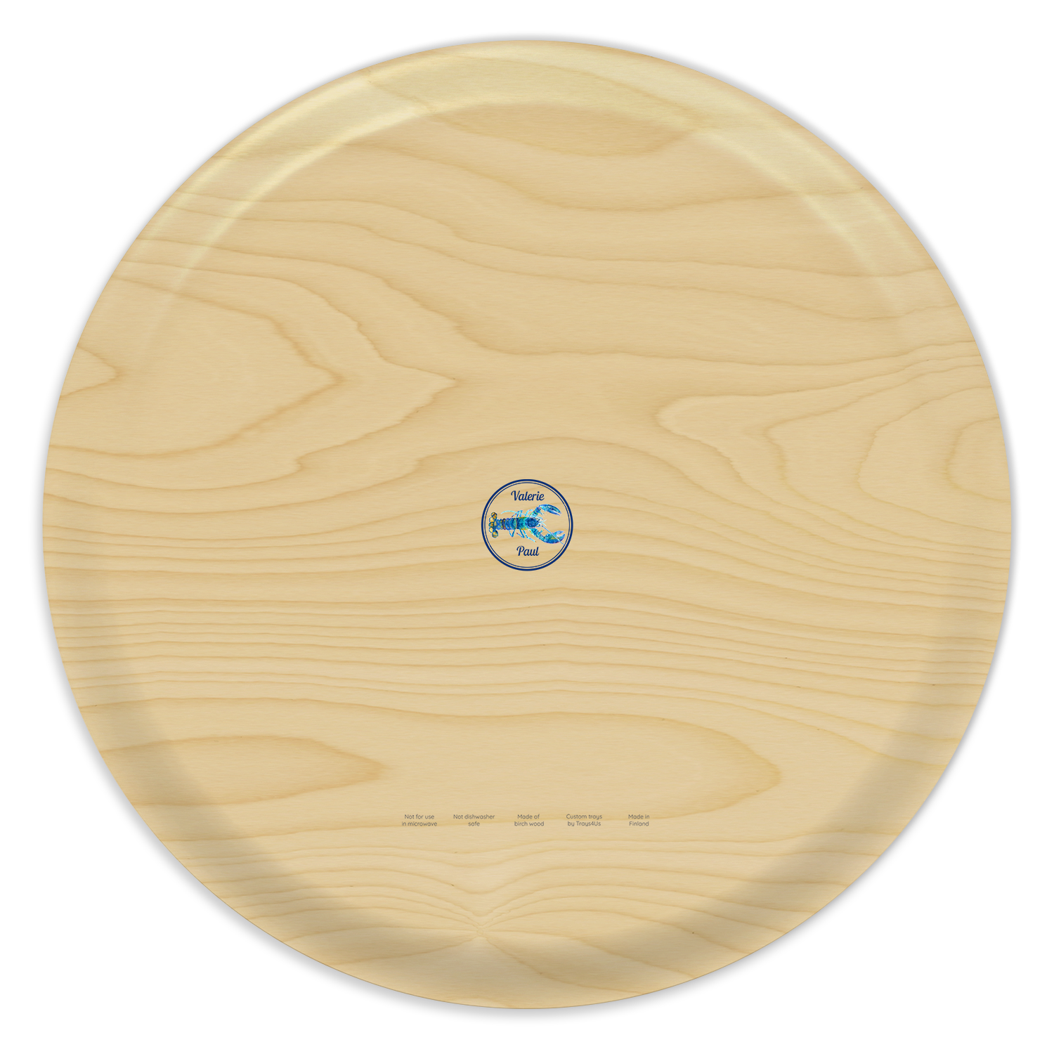 Trays4Us - Wholesale Serving Tray - Blue Crab Serving Tray by Valerie Paul1