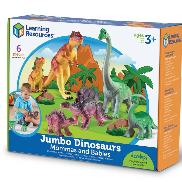 Jumbo Dinosaurs: Mommas and Babies for wholesale by Learning Resources