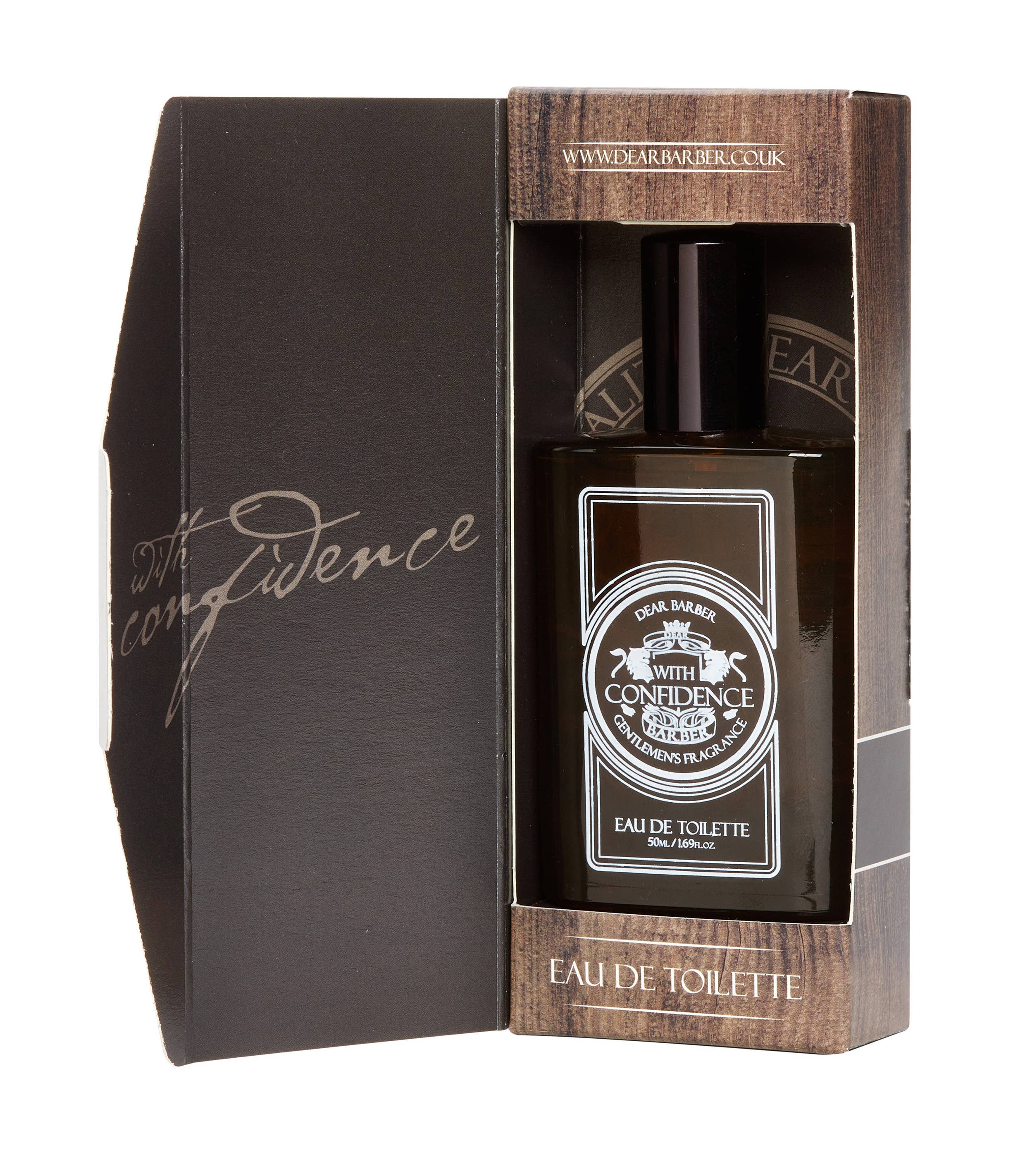 Dear Barber – Perfume/Eau de Toilette por atacado – Eau de Toilette 'With Confidence' para homens (50 ml / 1,7 fl. oz.)1