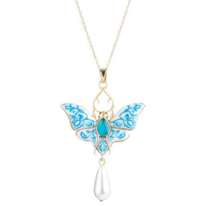 Bill Skinner – wholesale Hänge-/berlockhalsband – Pärlmott hänge