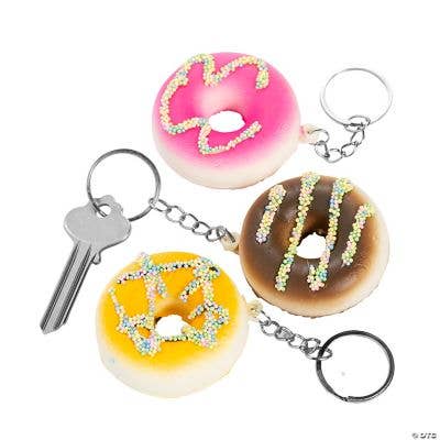 Fun Express – wholesale Nyckelring - Barn – SQUISHY DONUT NYCKELRINGAR0