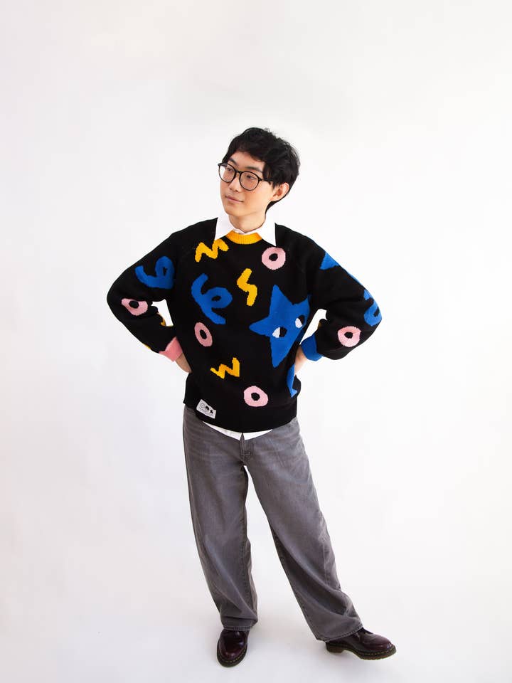 Karepango - Wholesale Knit Sweater - Women's - SIDEKICK: Thick knit jacquard sweater2