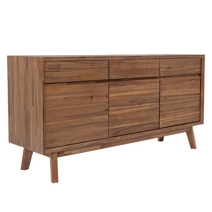 Gia Three Drawers Wood Sideboard for wholesale by LOOMLAN