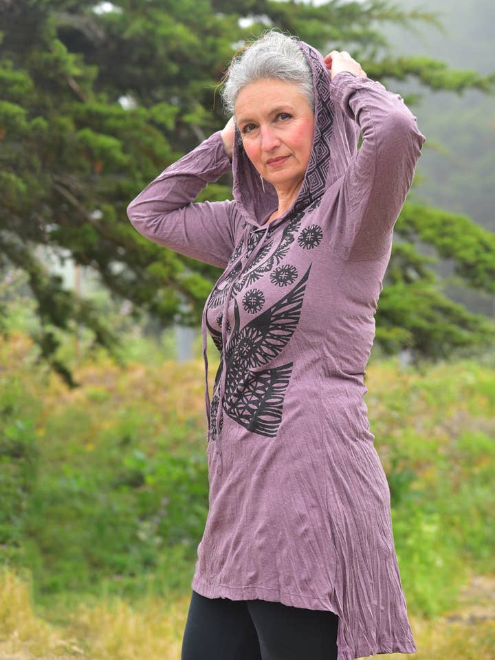Mandala Bird Dress for wholesale by Zig Zag Asian Collection