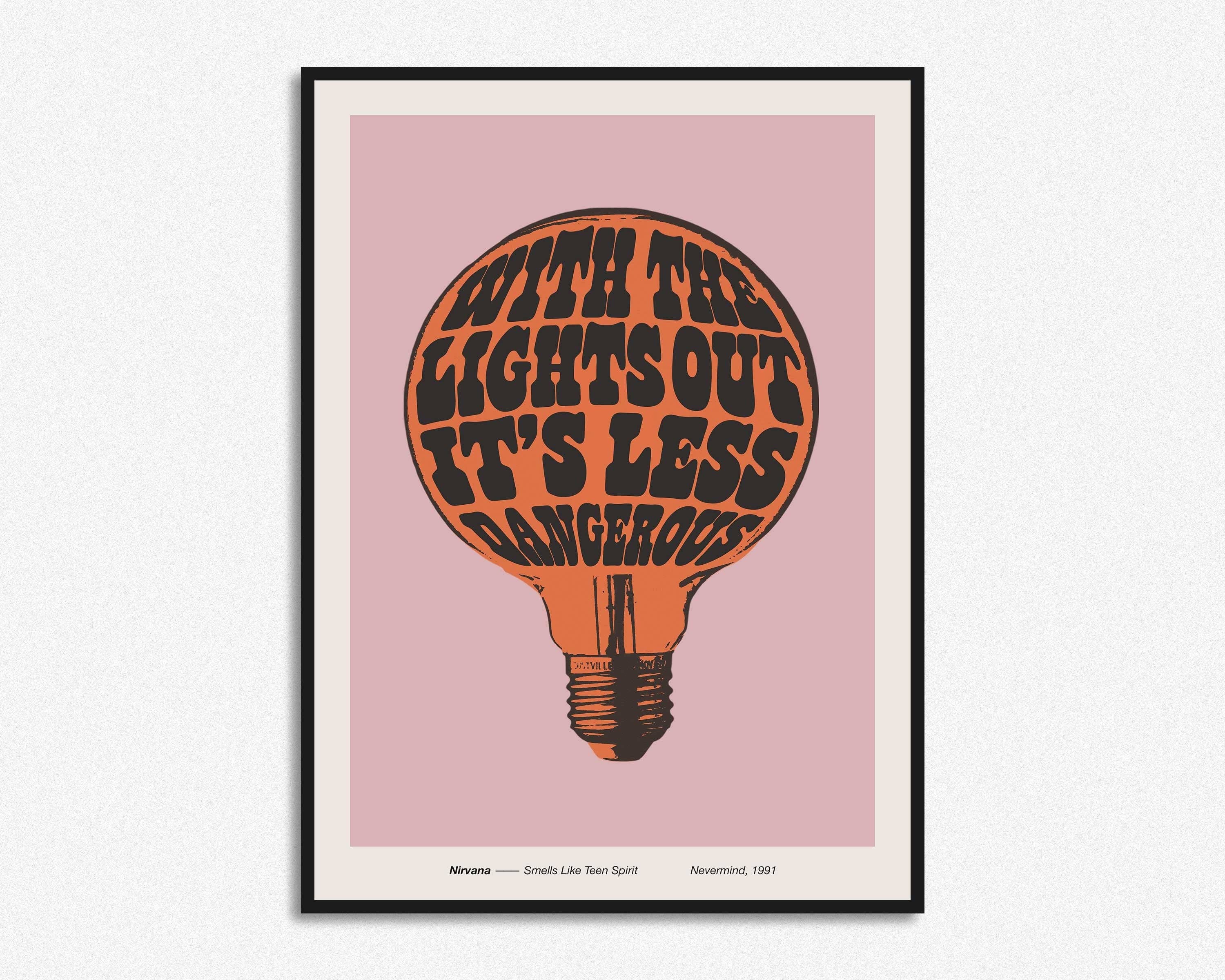 HollieGraphik - Wholesale Art Print - With The Lights Out It's Less Dangerous  Print8