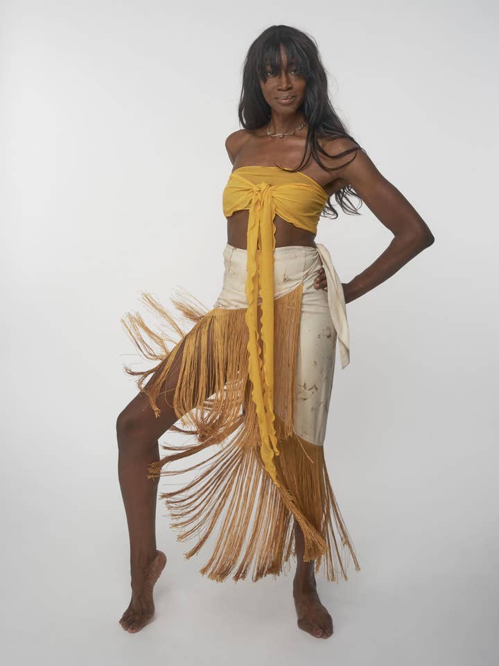 Rabôt – wholesale Blouse – Women’s – Henri Tube in Spanish Sun3