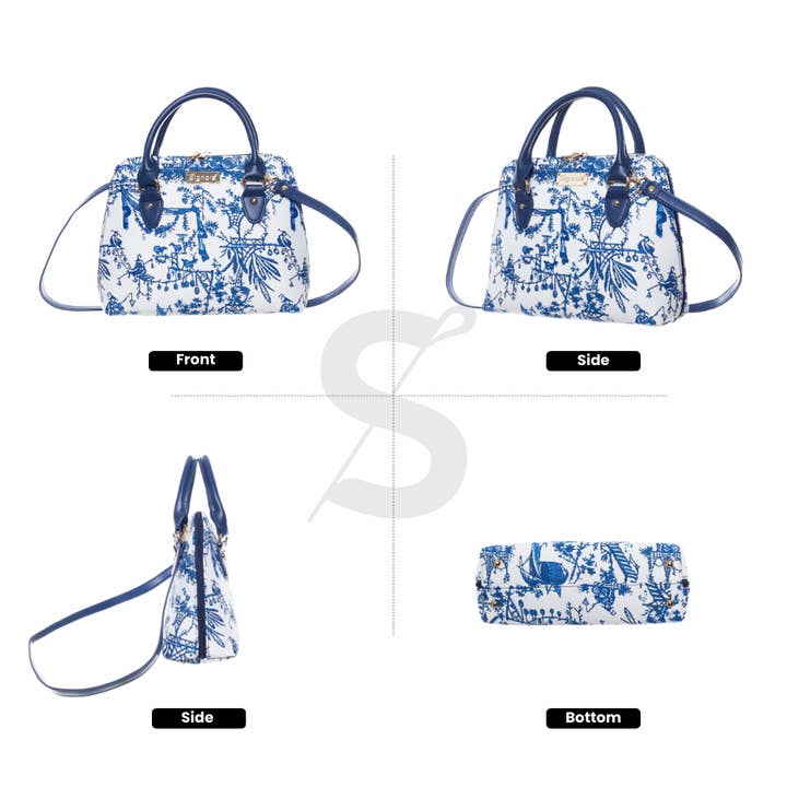 SignareArt - Wholesale Top Handle Bag - Women's - CONV-BM-CHINO | Chinoiserie Convertible Top Handle Purse Handbag1