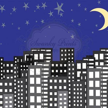 NUEVO telón de fondo de fotografía de vinilo de 10 pies x 7 pies/Superhero City para venta al por mayor de Swanky Prints