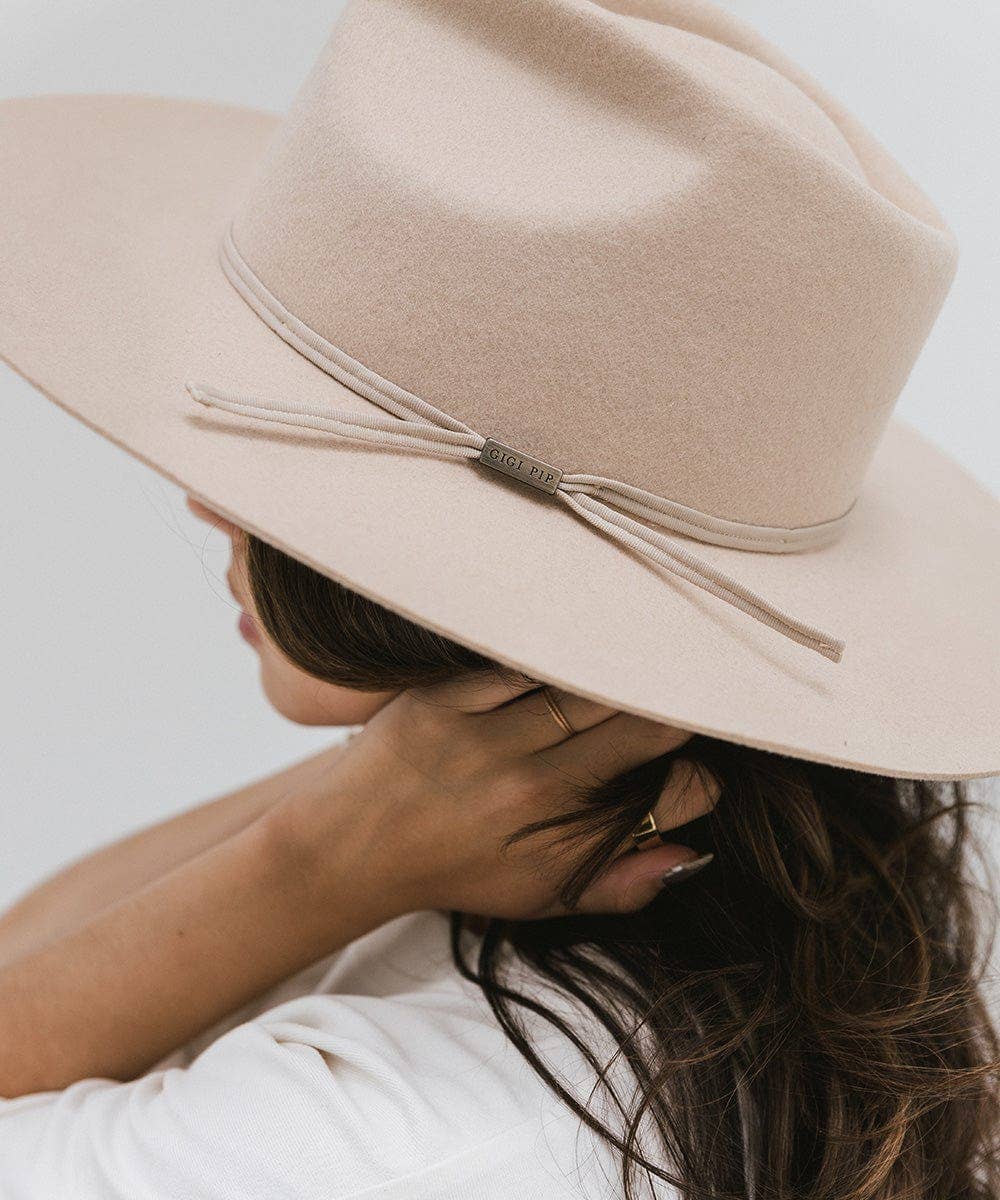 Gigi Pip – Fedora - Mulher por atacado – Emery Teardrop Fedora4