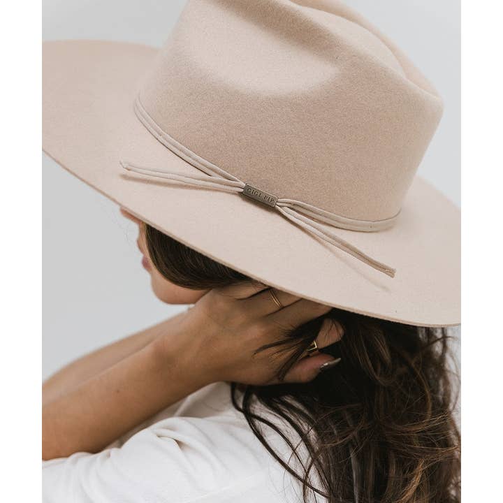 Gigi Pip – Fedora - Mulher por atacado – Emery Teardrop Fedora4