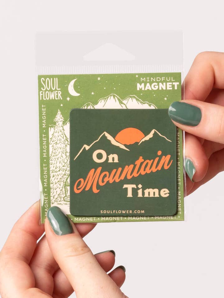 En el imán de la hora de la montaña para venta al por mayor de Soul Flower