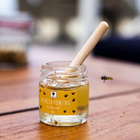 ARELO - Wholesale Honey Pot - Honey jar with spoon1