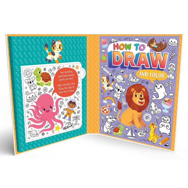 Simon & Schuster - Wholesale Coloring & Activity Book - Kids & Baby - How to Draw and Color Set by IglooBooks3