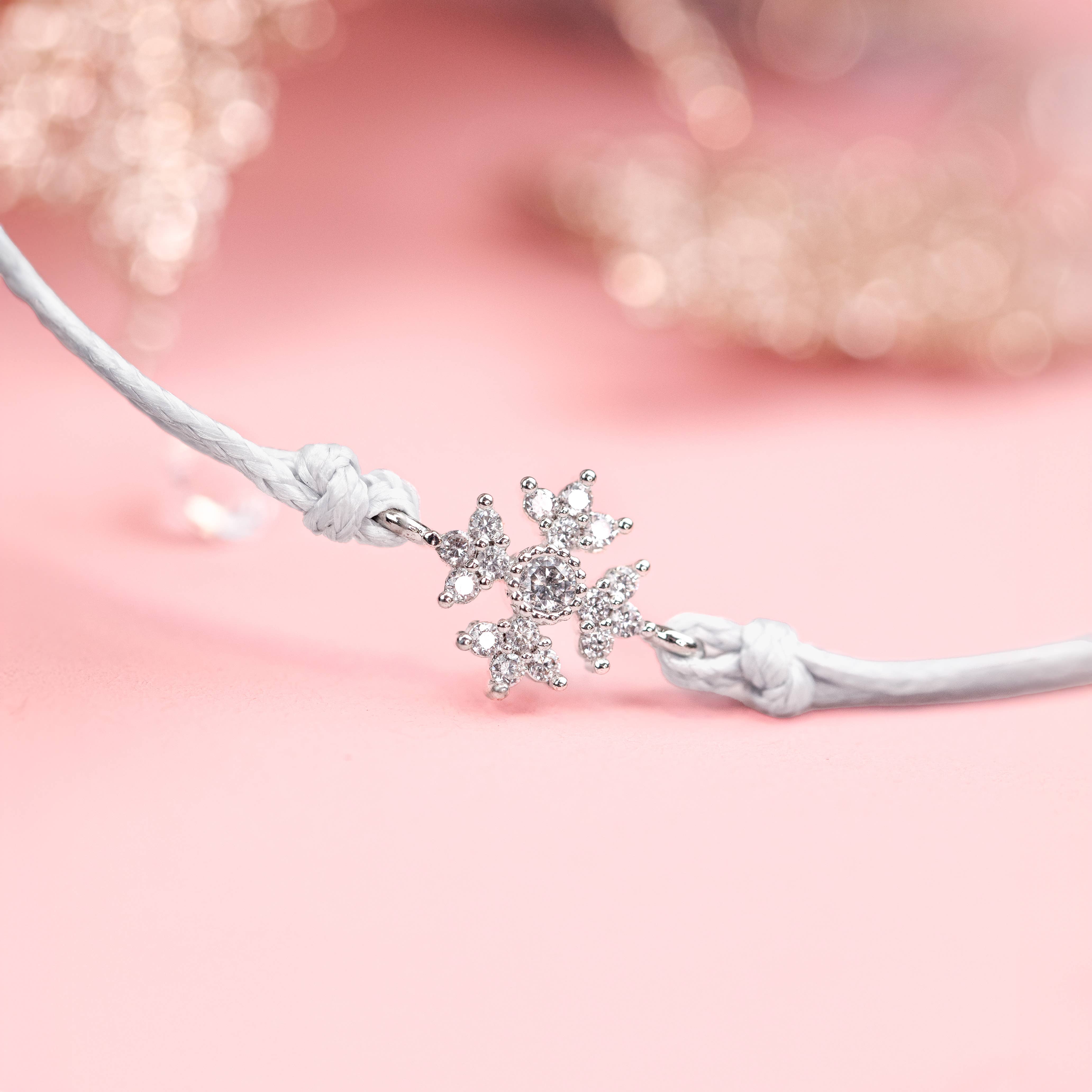 Letterbox Love Bracelets – wholesale Charm/dangle bracelet – Magical Christmas Snowflake Bracelet | Secret Santa Gift1