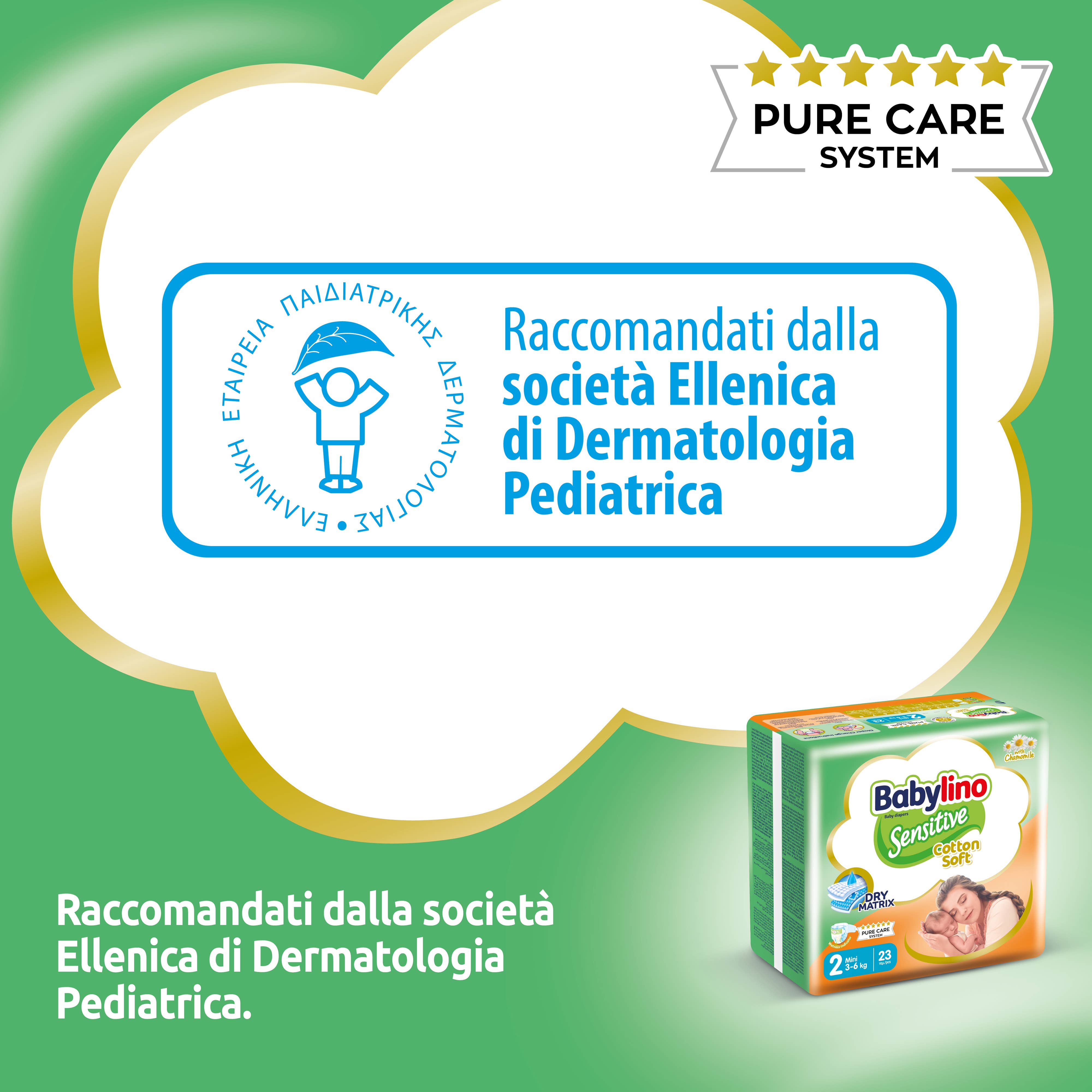 Babylino - Wholesale Diaper (Non-Cloth) - Baby - Babylino Sensitive Cotton Soft, Diapers Size 2, 64 Units11