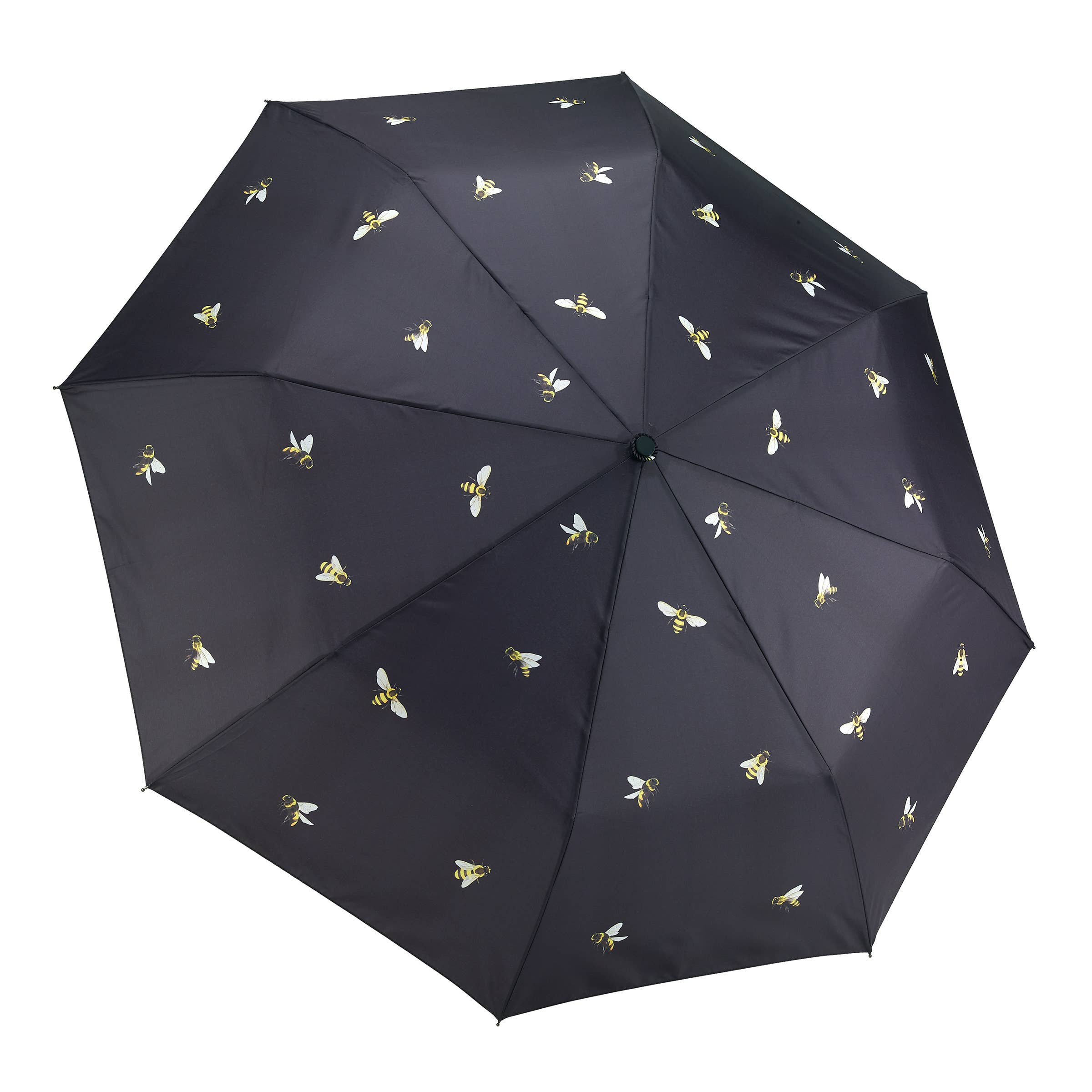 Galleria Enterprises - Wholesale Umbrella - Women's - Bees-Black Folding Umbrella0