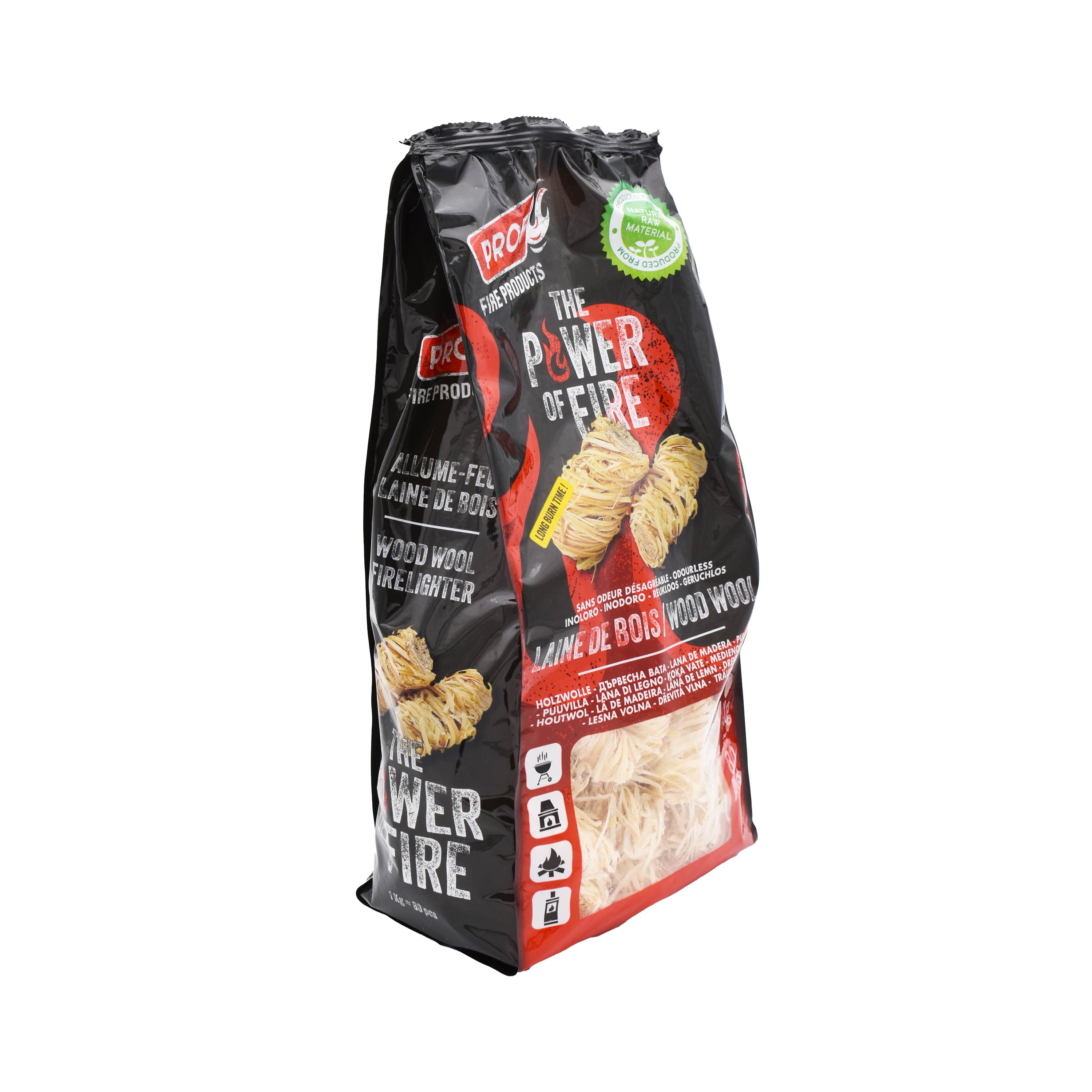 PROF - Wholesale Matches - Natural Wood Wool Fire Starter0