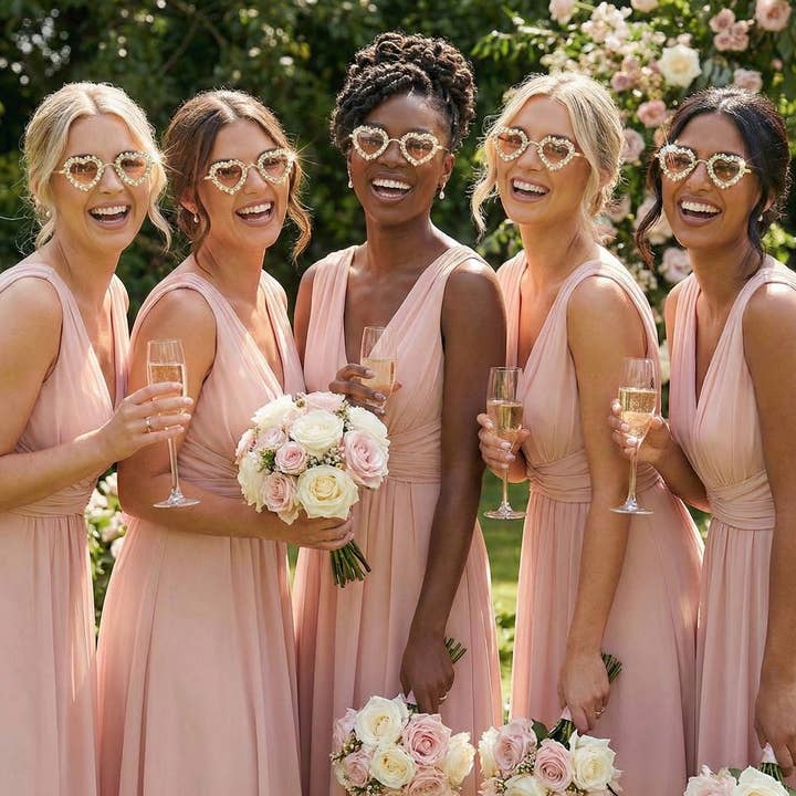 Peach Gold Juliet Sunglasses for wholesale on Faire1