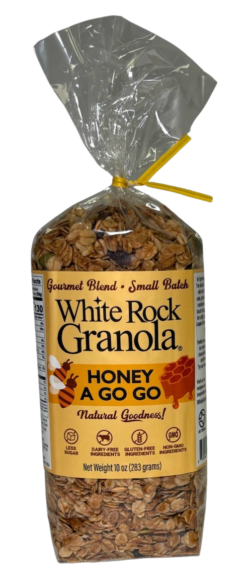 White Rock Granola - Wholesale Granola - White Rock Granola - 10 oz. bakery bag, multiple flavors12