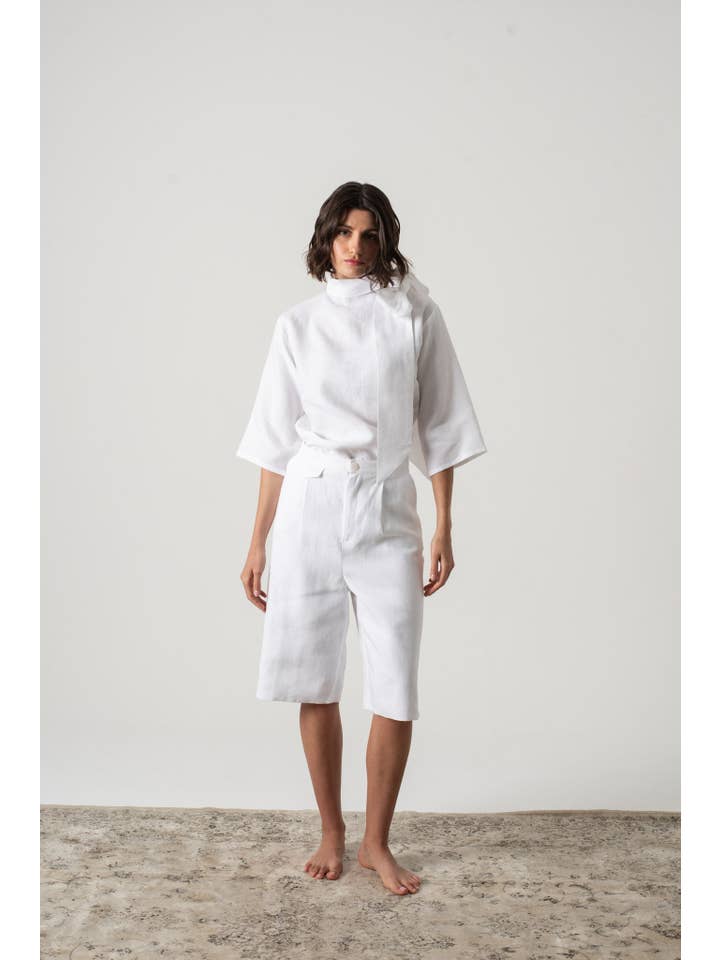 LUXMII - Wholesale Shorts – Women’s - Jager Bermuda Shorts White