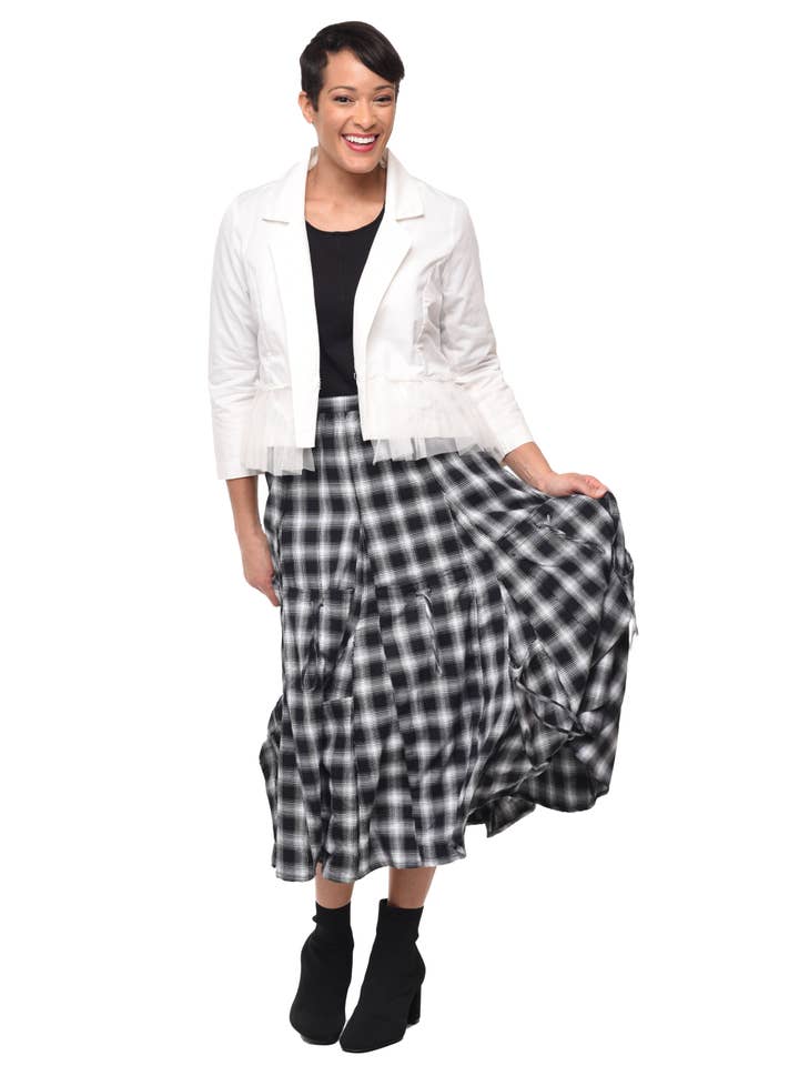 Tulip Clothing - Vente Veste – femme - Veste Julianna T404 en sergé ivoire*