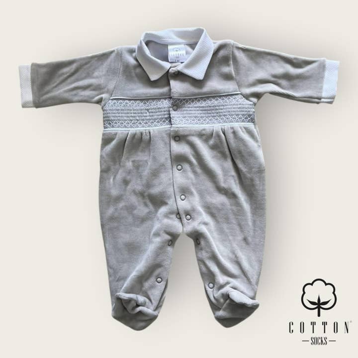 Cotton Socks - Wholesale Jumpsuit - Baby - 2201 LAMINATED BABYGROW4
