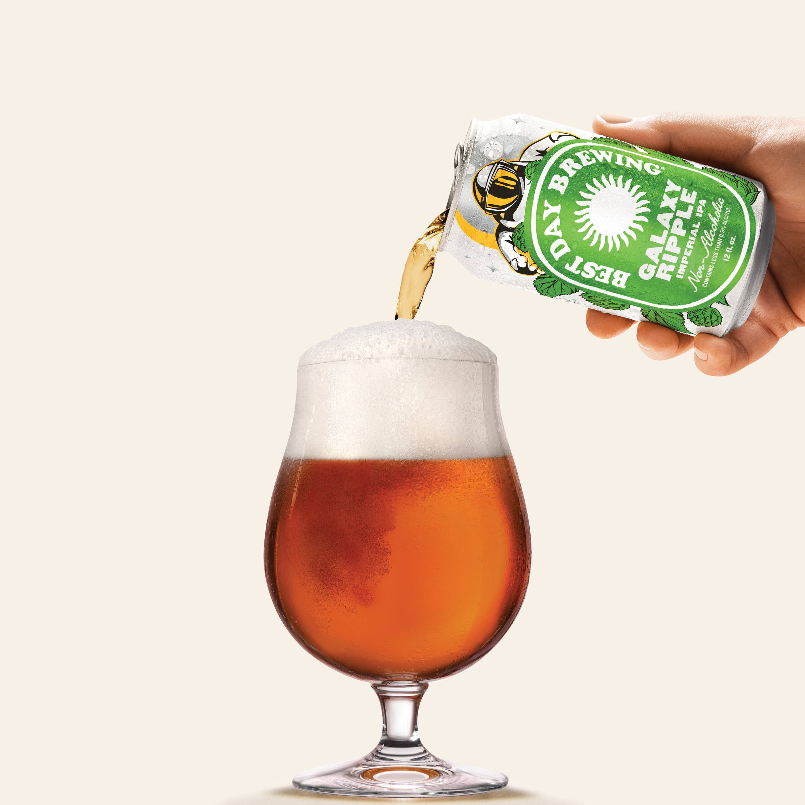 Best Day Brewing - Wholesale Non-Alcoholic Beer - Galaxy Ripple IPA | Imperial IPA 2