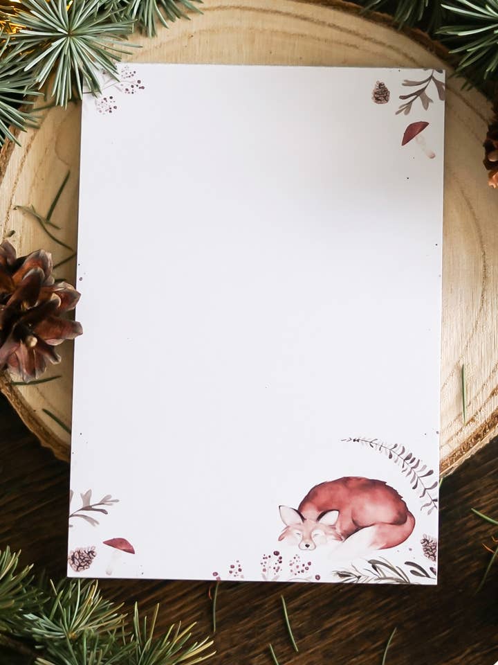 Notizblöckchen Winterwald für den Großhandel von FuchsMaedchen