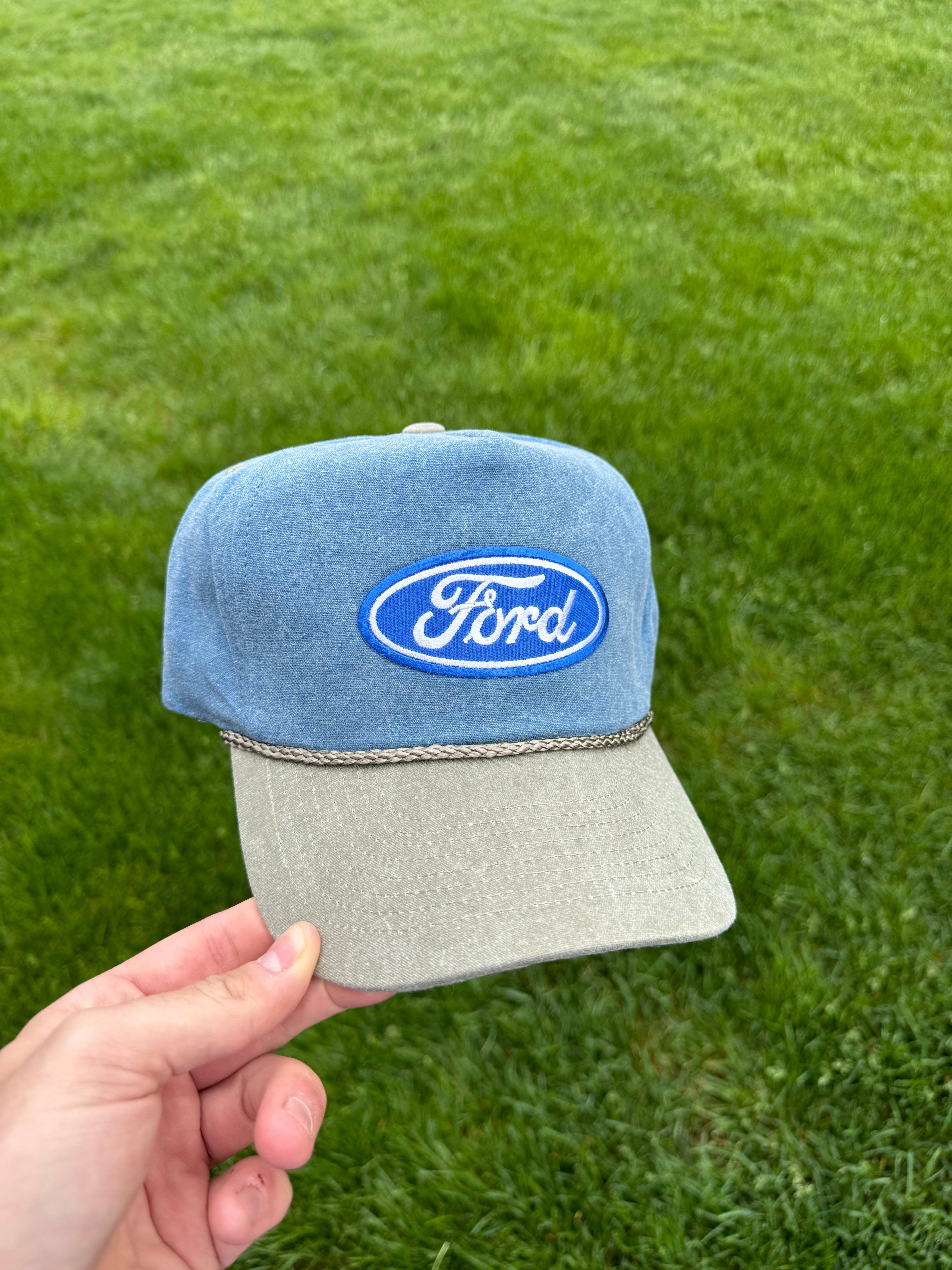 River Bent Hat Co. – boné - Unissexo por atacado – Caminhoneiro de Areia Ford Vintage2