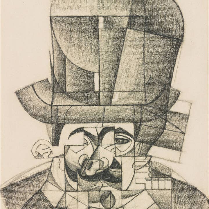 Man With Opera Hat, 1912 for wholesale by The Retrospect Group Collection