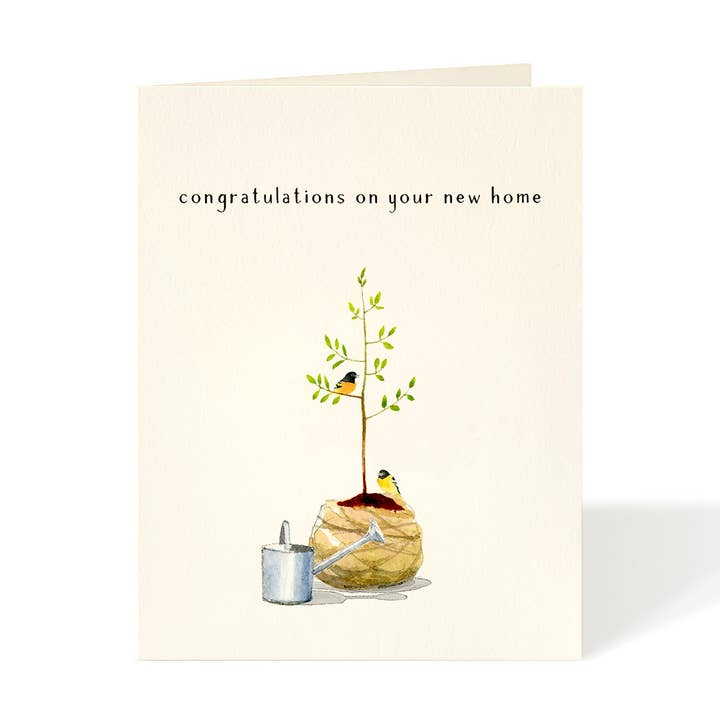 Taking Root -- New Home Card for wholesale by Felix Doolittle