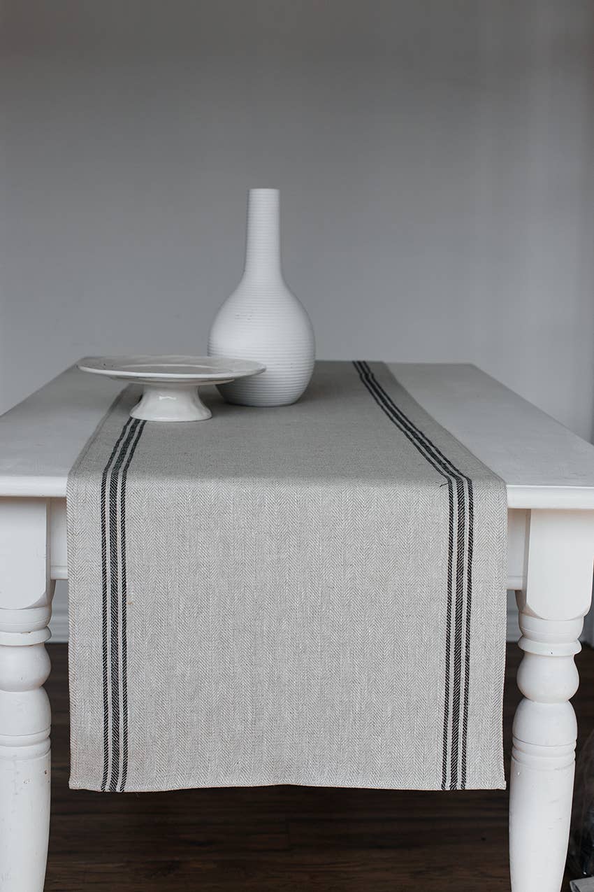 Linen Way Inc. - Wholesale Table Runner - Luke Linen Table Runner - Available in 4 Colors0