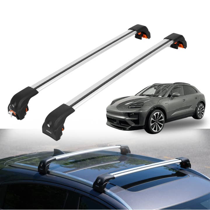 Heavy Duty Roof Rack Crossbars for Porsche Macan 2024-2026 w/ Flush Rails for wholesale by Erkul Auto USA