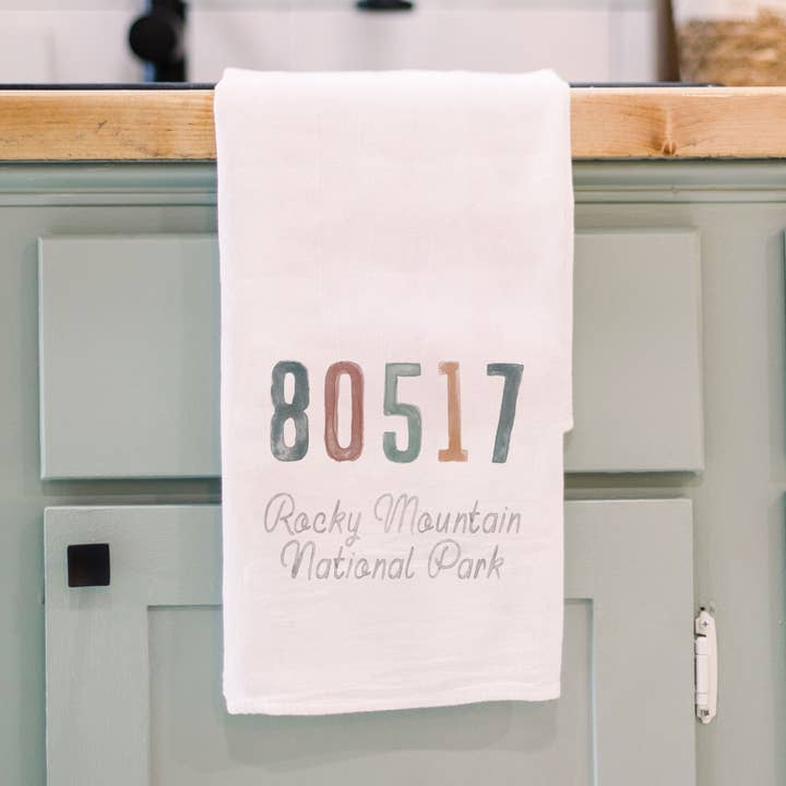 Clairmont & Co - Wholesale Tea Towel - Custom Tea Towel, Watercolor Zip Town, Tea Towels4