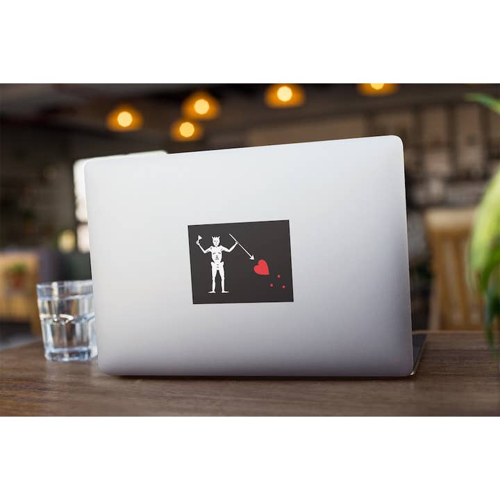 House of Swank Clothing - Wholesale Sticker - Blackbeard Flag Sticker