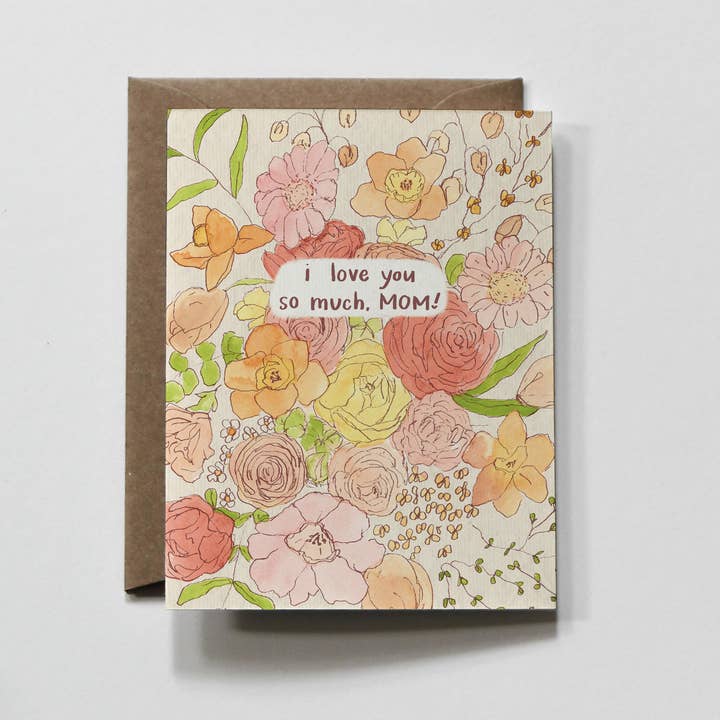 everglow handmade - Wholesale Mother's Day Card - Mother's Day So Much | Happy Mother's Day Greeting Card
