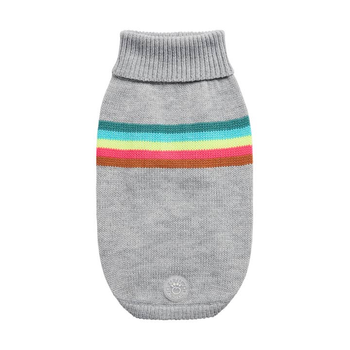 GF Pet Retro Sweater - Grey Mix for wholesale by GF Pet